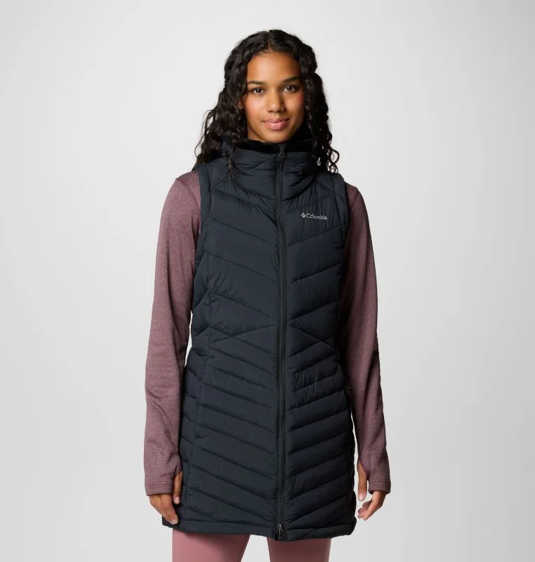 Women's Joy Peak II Long-Vest - Black Women's motorcycle jackets