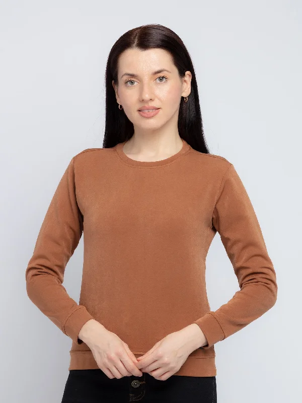 Women Suede Sweatshirt Casual Hoodie Sweatshirt Wear