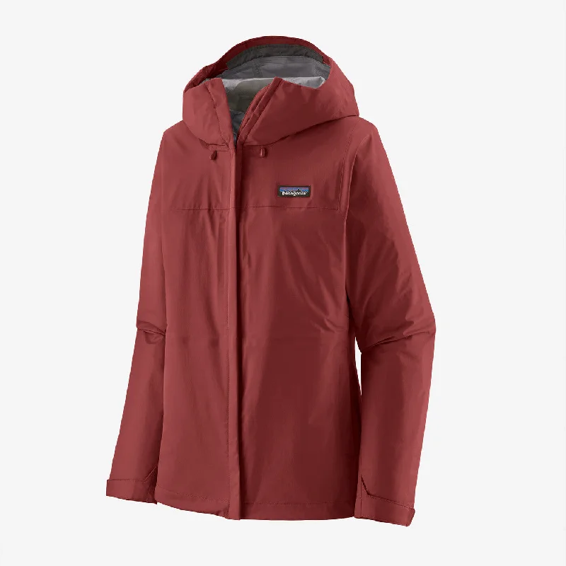 Women's Torrentshell 3L Rain Jacket - Oxide Red Women's hooded jackets