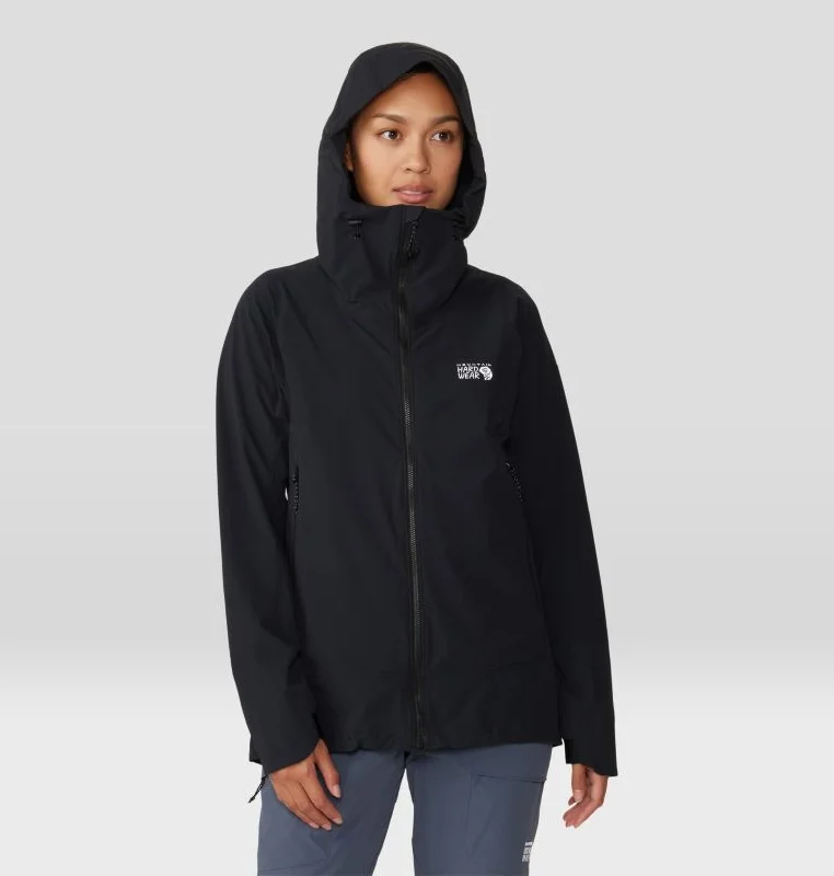 Women's Chockstone Alpine Light Hooded Jacket - Black Women's breathable jackets