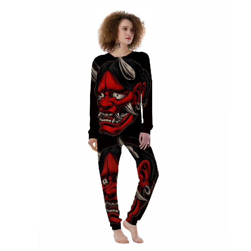 Demon Japanese Print Women's Pajamas Best pajama sets for teens