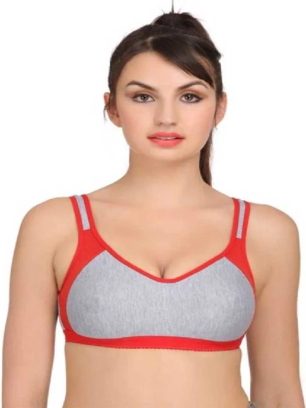 Women Full Coverage Non Padded Bra  (Red) Linen pajama sets