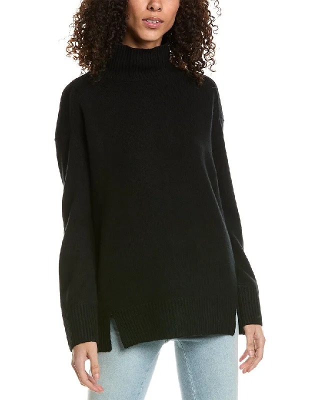 Vince Donegal Side Slit Cashmere Sweater Eco-friendly sweaters