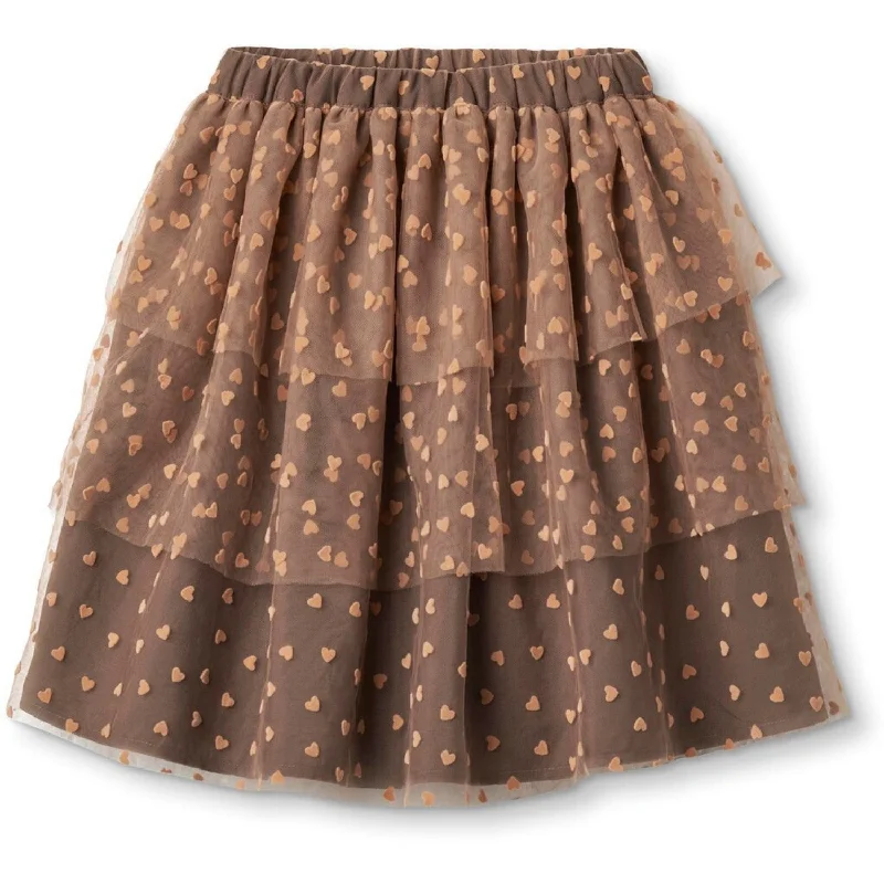 Fliink Humus/Carafe Tulle Heart Skirt Pencil unclassified skirts