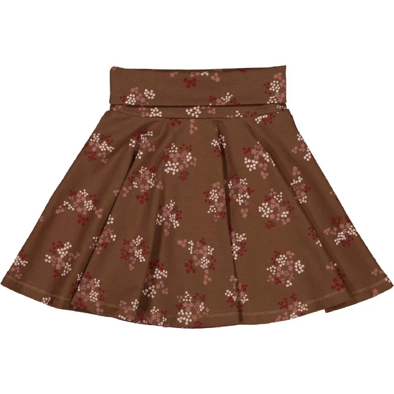 Müsli Bark/ Cabernet/ Nightingale Flora Skirt Bold pattern unclassified skirts