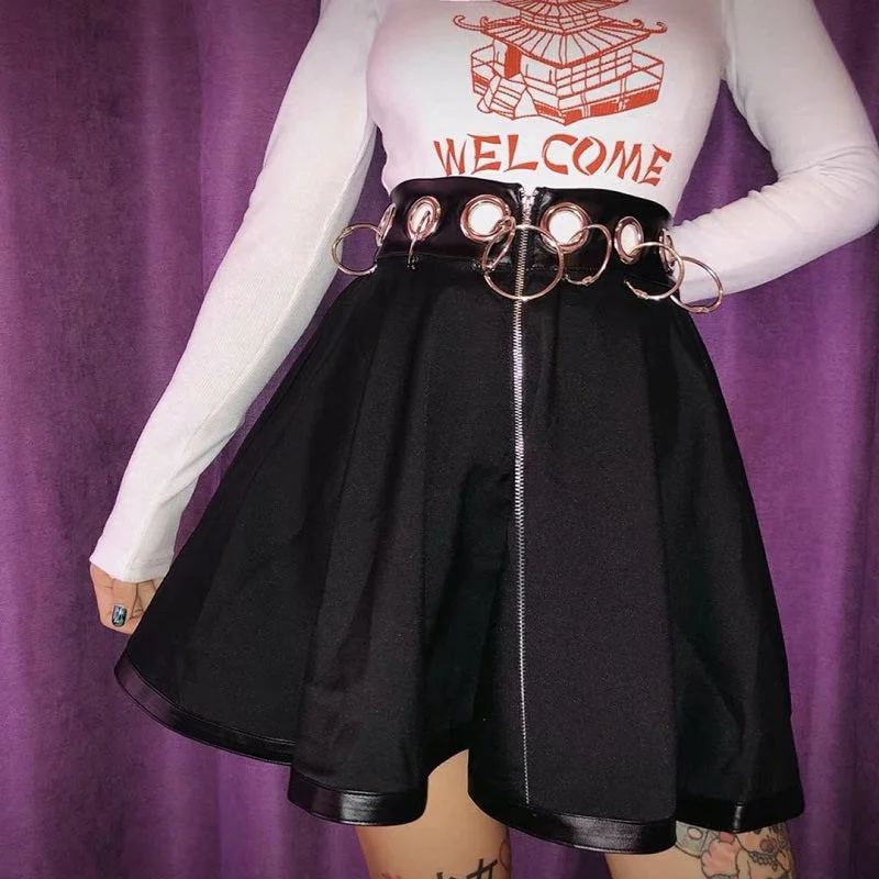 PERSONALITY PUNK STYLE SKIRT BY61066 Date night unclassified skirts