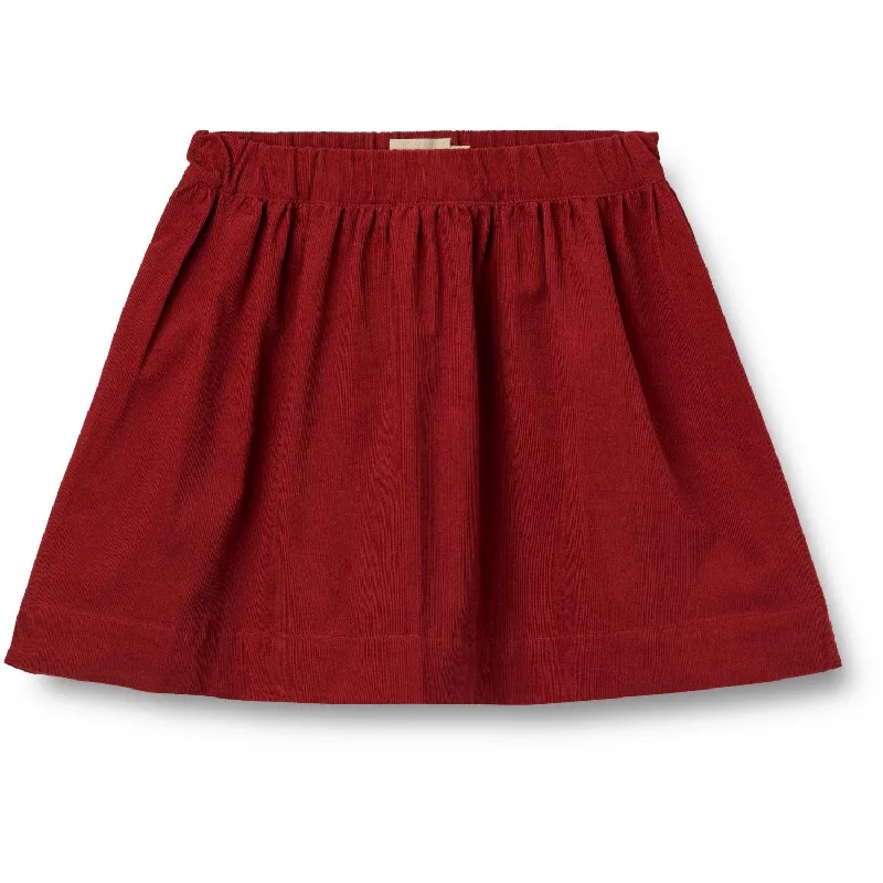 Wheat Cherry Red Skirt Sissi Side-tie unclassified skirts