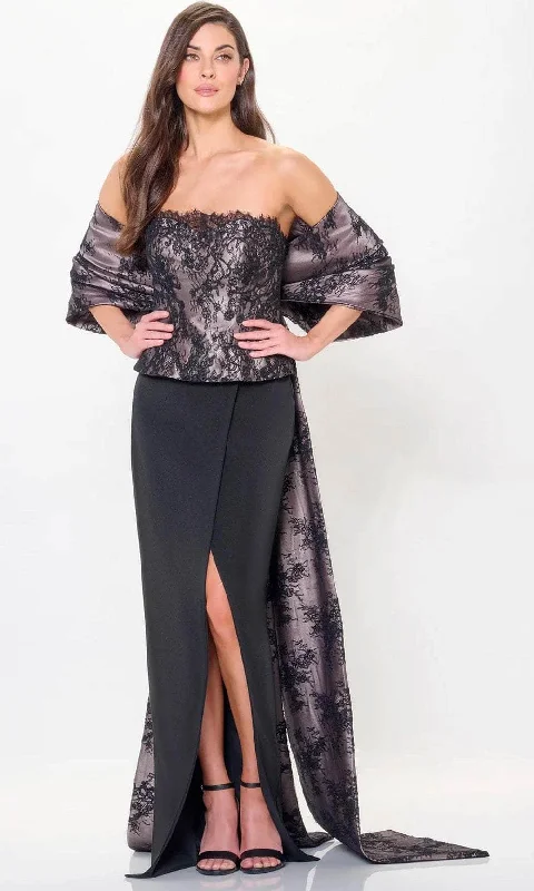 Montage by Mon Cheri M908 - Oversized Bow Evening Dress Best party dresses for curvy figures