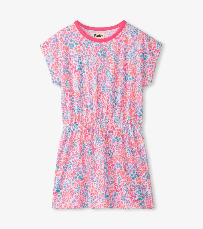 Girls Ditsy Floral Relaxed Dress Petite floral dresses