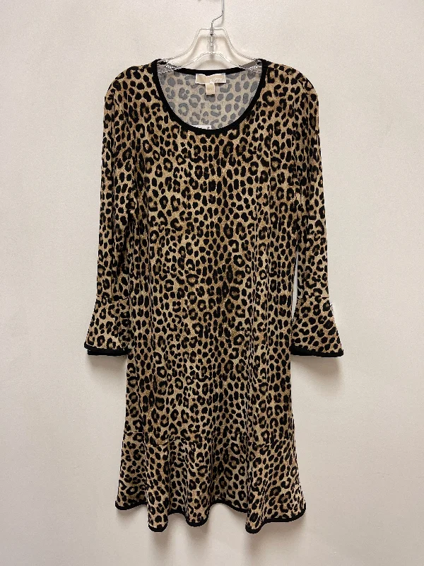 Dress Casual Short By Michael By Michael Kors In Animal Print, Size: L High-Waisted Mini Skirt