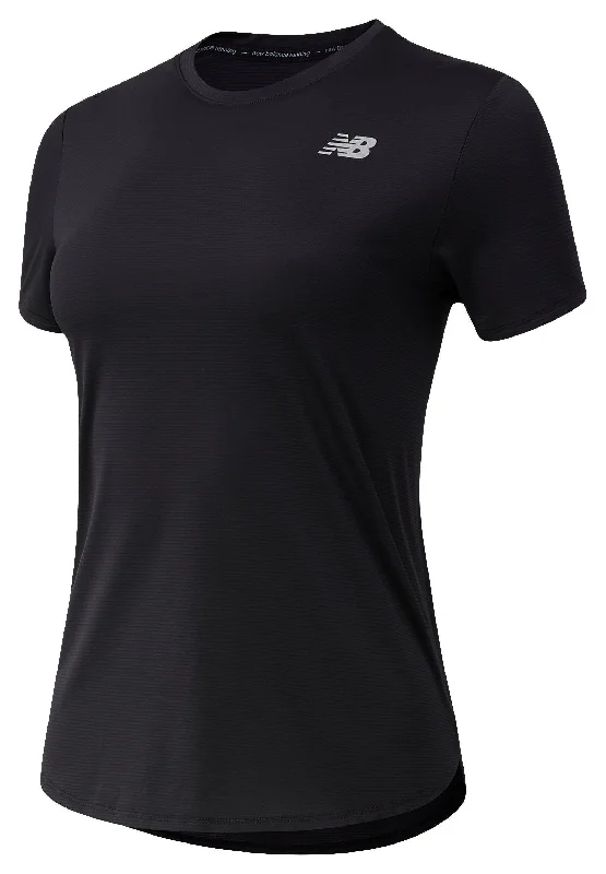 New Balance Women's Accelerate Short Sleeve Cozy Mini Skirt