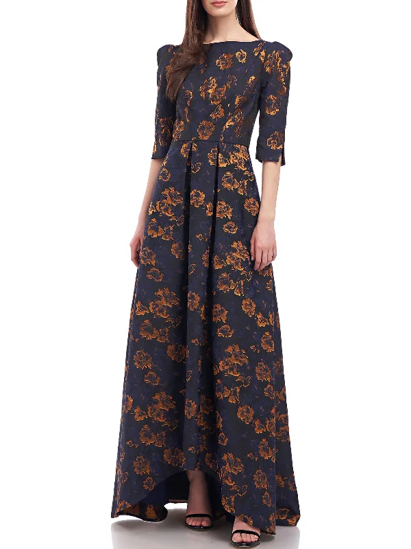 Womens Floral Long Maxi Dress Elegant Maxi Look